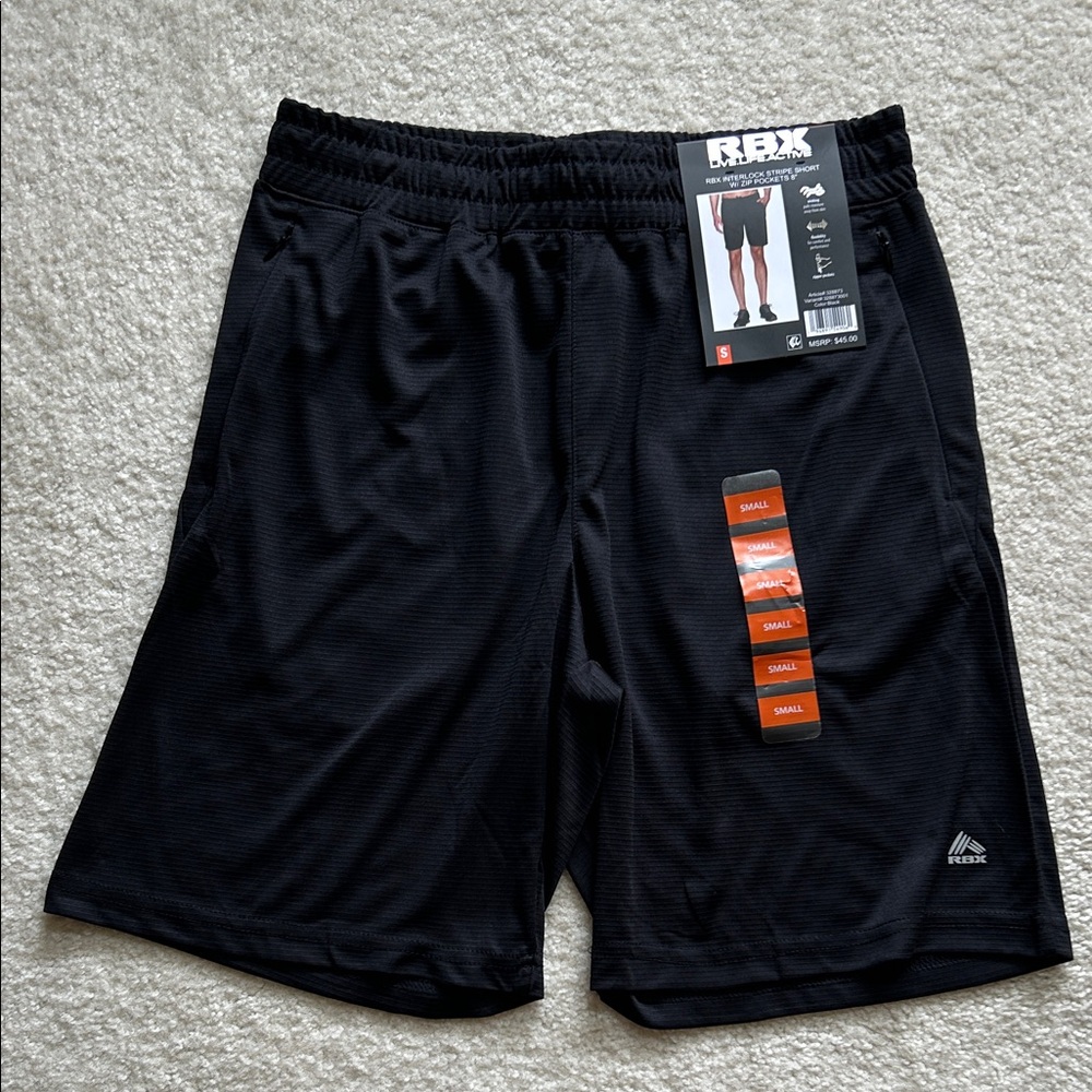 Black RBX Men's Athletic Shorts